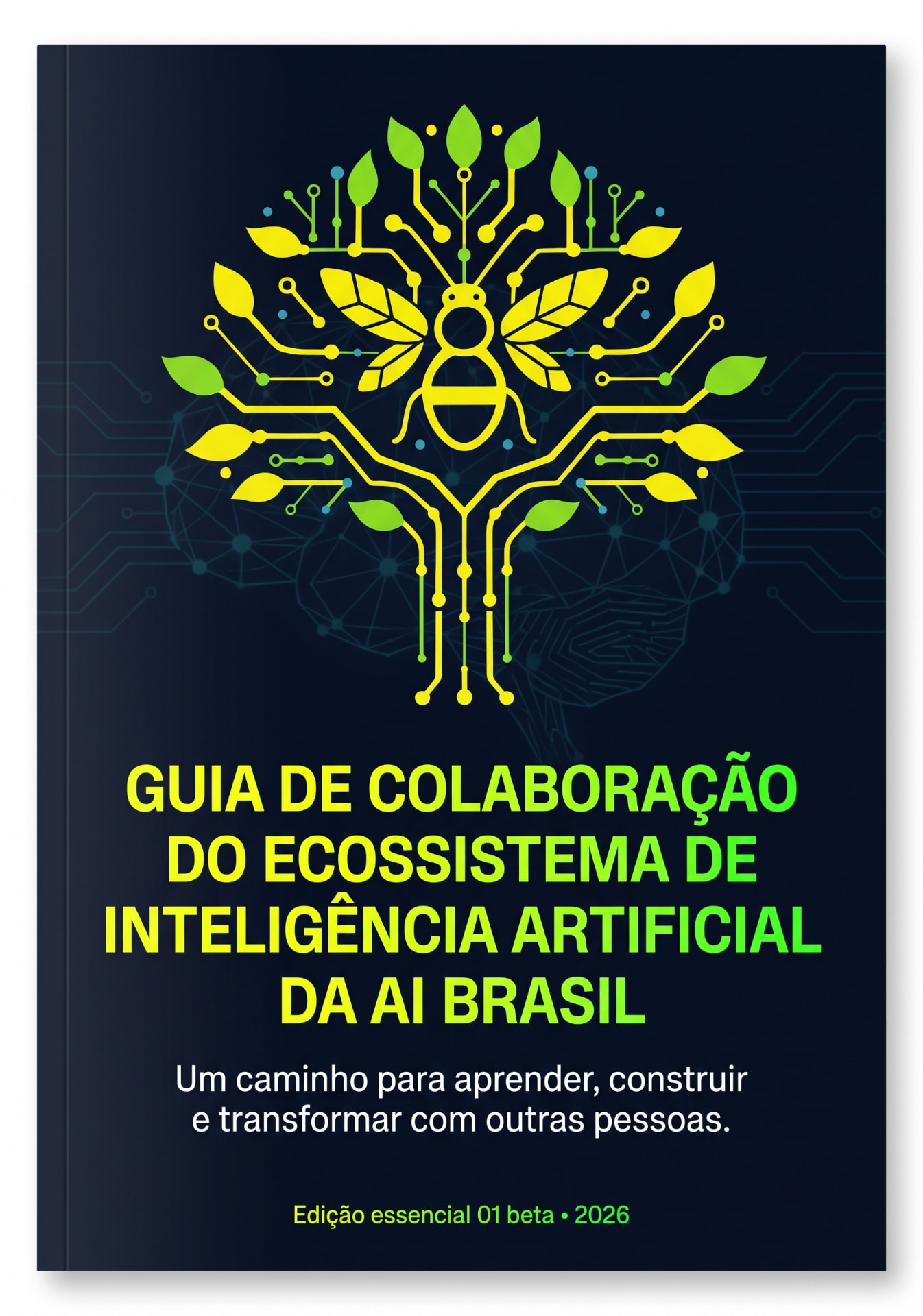 Capa do Guia de Colaboração do Ecossistema de Inteligência Artificial da AI Brasil